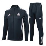 Chándal Real Madrid 2025/26- Dark Gray II (Cremallera larga)